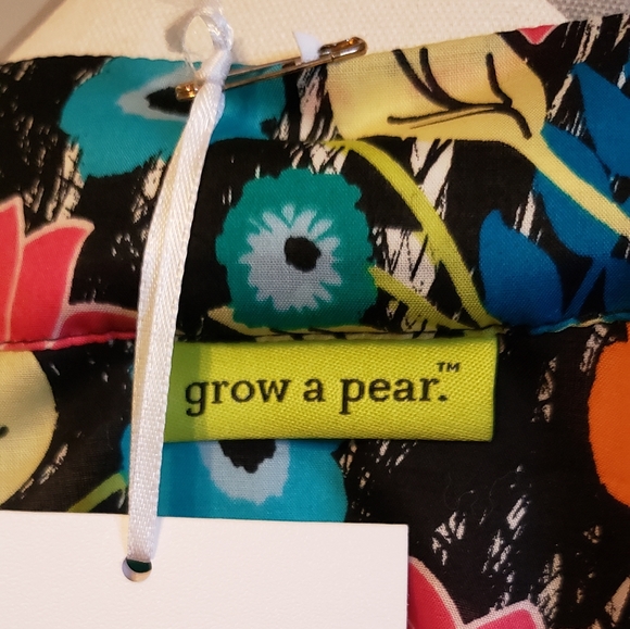 NWT Garden Freak S Green BOHEMIAN Flower Pom Pom Trim Empire Dress S - Picture 9 of 11